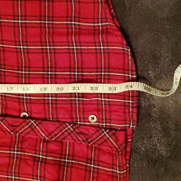 Girls Forever 21 red flannel long-sleeve - Picture 5 of 7